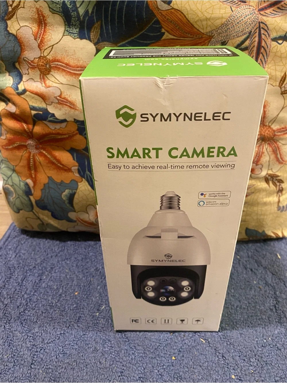 Symynelec White Smart Camera - WiFi Remote Viewing